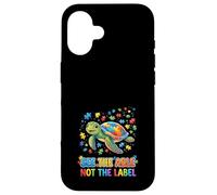 See The Able Not The Label Autism Turtle Awareness Case for iPhone 16