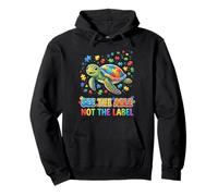 See The Able Not The Label Autism Turtle Awareness Pullover Hoodie