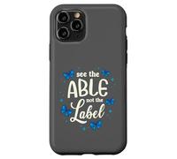 See The Able Not The Label Inclusion Butterfly Autism Case for iPhone 11 Pro