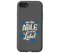 See The Able Not The Label Inclusion Butterfly Autism Case for iPhone SE (2020) / 7/8