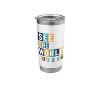 See The World Differently Inspirational Autism Awareness Stainless Steel Insulated Tumbler