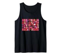 See This Is Why I Wanted To Stay Home Funny Introvert Joke Tank Top