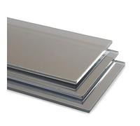 See-Through 2 Way Mirror Blanks Sheet Perspex Plastic Safety Mirror Plaskolite Acrylic (A4-210mm x 297mm)