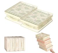 See-Through Closet Organizer Storage Bags, Plastic Clear Storage Bags for Clothes, Stackable Closet Organizer, Easy Access Moisture-Proof StorageBags with Easy-Glide Zipper for Clothes Bedding (2pcs)