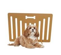 See-Through Dog Bone Wooden Stopper Barrier - No-Drill Safety Gate for Doorways & Stairs - Lightweight, Portable, Easy Access, Smooth Hold Pet (SIZE HIGHT X WIDTH) (40cm x 60cm)