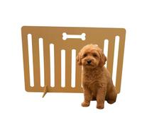 See-Through Dog Bone Wooden Stopper Barrier - No-Drill Safety Gate for Doorways & Stairs - Lightweight, Portable, Easy Access, Smooth Hold Pet (SIZE HIGHT X WIDTH) (50cm x 90cm)