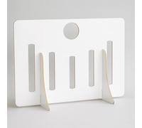 See-Through Dog Gate - Freestanding Clear Pet Barrier for Doors, Hallways, Stairs & Indoor Spaces | Portable, Easy to Use (60CM X 70CM)