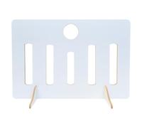 See-Through Dog Gate - Freestanding Clear Pet Barrier for Doors, Hallways, Stairs & Indoor Spaces | Portable, Easy to Use (50CM X 70CM)