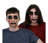 See Through Halloween Creepy Face Mask Halloween Fancy Dress Scary Transparent Face Mask - One Size Fits Most - Pack Of 1