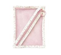 See Through Makeup Bag, Toiletry Case, Travel Mesh Organizer, | Breathable Makeup Case for Bathroom Vanities, Holder | Nylon Material, Lightweight Travel Pouch for the Vacation Trip