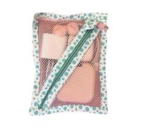 See Through Makeup Bag, Toiletry Case, Travel Mesh Organizer, | Breathable Makeup Case for Bathroom Vanities, Holder | Nylon Material, Lightweight Travel Pouch for the Vacation Trip