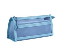 See Through Mesh Pen Bag Clear Lightweight Stationery with Zipper