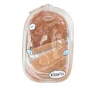 See Through PVC Locket Styles Organized Pouches Portable Toy Carrier For Children's Collectibles Keys School Supplies Clear Display Purse For Small Toys