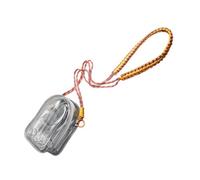 See-Through PVC Waist Pack for Phone Wallet Keys Detachable Strap Compact Carrier for Hiking Concerts Hands-Free Convenience Clear Doll Storage Pouches with Rope