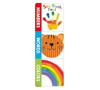 See, Touch, Feel Words, Numbers, Colors (Chunky Set): With 3 Mini Board Books