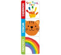 See, Touch, Feel Words, Numbers, Colours (Chunky Set) : With 3 mini board books
