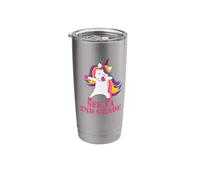 See YA 2nd Grade Dabbing Unicorn Second Grade Kids Meme Stainless Steel Insulated Tumbler