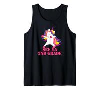 See YA 2nd Grade Dabbing Unicorn Second Grade Kids Meme Tank Top