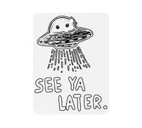 See Ya Later Aliens Spaces Car Air Freshener Aromatherapy Tablet Hanging Decor for Rearview Mirror Dorm