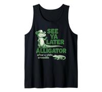 See Ya Later Alligator Cowboy - Funny Southern Crocodile Tank Top