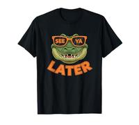 See Ya Later Alligator Funny Jungle Animals Saying T-Shirt
