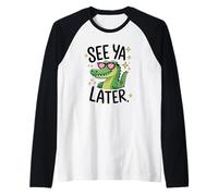 See Ya Later - Gator - Alligator - Crocodile - Funny Raglan Baseball Tee