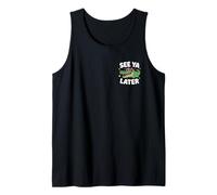 See Ya Later Gator Funny Pocket Alligator Pun Men Women Kids Tank Top