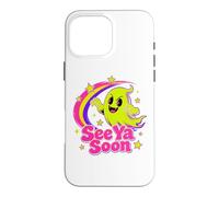 See Ya Soon Moon Cute Spooky Halloween Stars Kawaii Case for iPhone 16 Pro Max