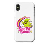 See Ya Soon Moon Cute Spooky Halloween Stars Kawaii Case for iPhone X/XS