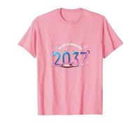 See You at Graduation 2037: Futuristic Cosmic Celebration T-Shirt, Men, Pink, 3XL