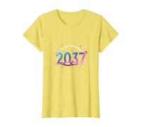 See You at Graduation 2037: Futuristic Cosmic Celebration T-Shirt, Women, Lemon, 3XL