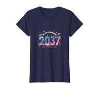 See You at Graduation 2037: Futuristic Cosmic Celebration T-Shirt, Women, Navy, 3XL