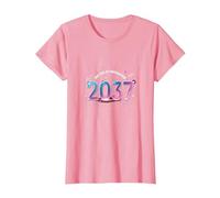 See You at Graduation 2037: Futuristic Cosmic Celebration T-Shirt, Women, Pink, 3XL