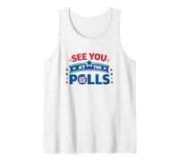 See You At The Polls Patriotic Voting Rights Tank Top