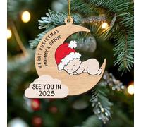 See You in 2025 Christmas Tree Ornament, Promoted to Parent, Merry Christmas Mommy and Daddy See You in 2025, Parents Expecting Baby Ornament, Gifts for Expecting Parents