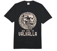 See You in Valhalla - Mythology Odin Viking Skull Comfort Colors Adult Heavyweight T-Shirt