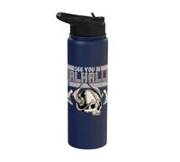 See You in Valhalla | Thor | Odin | Vikings Ragnar Stainless Steel Insulated Water Bottle