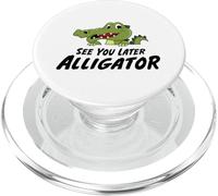 See You Later Alligartor Funny Crocodile PopSockets PopGrip for MagSafe