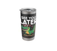 See You Later Alligator #classdismissed Crocodile Alligator Stainless Steel Insulated Tumbler