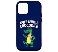 See You Later Alligator Funny CrocodileCartoon Front & Back Case for iPhone 12/12 Pro