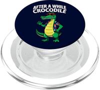 See You Later Alligator Funny CrocodileCartoon Front & Back PopSockets PopGrip for MagSafe
