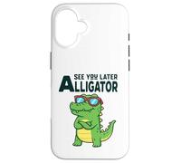 See You Later Alligator Funny Pun Gator Crocodile Case for iPhone 16