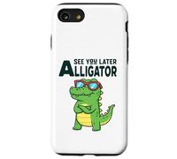 See You Later Alligator Funny Pun Gator Crocodile Case for iPhone SE (2020) / 7/8
