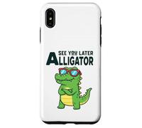 See You Later Alligator Funny Pun Gator Crocodile Case for iPhone XS Max