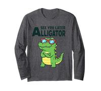 See You Later Alligator Funny Pun Gator Crocodile Long Sleeve T-Shirt
