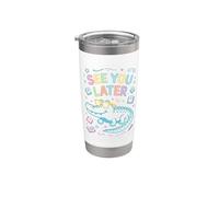 See You Later Alligator Schools Out Summer Teacher Vacation Stainless Steel Insulated Tumbler
