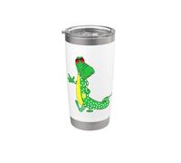 See You Later Funny Alligator Cartoon Crocodile Back Design Stainless Steel Insulated Tumbler