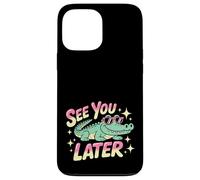 See You Later Gator - Retro Pastel Cartoon Pun Case for iPhone 13 Pro Max