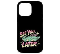 See You Later Gator - Retro Pastel Cartoon Pun Case for iPhone 14 Pro Max