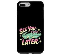 See You Later Gator - Retro Pastel Cartoon Pun Case for iPhone 7 Plus/8 Plus